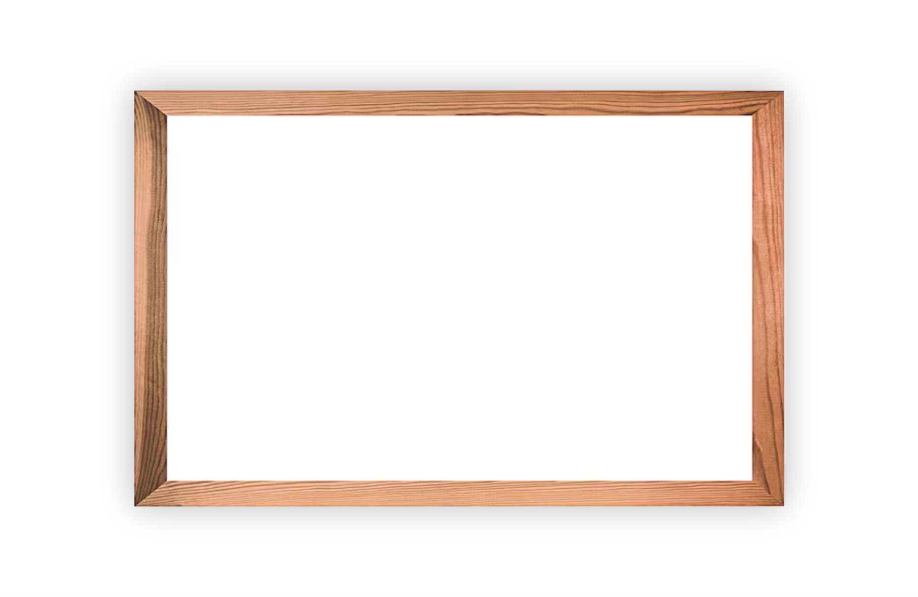 Cuadro 120x80cm con marco de madera natural